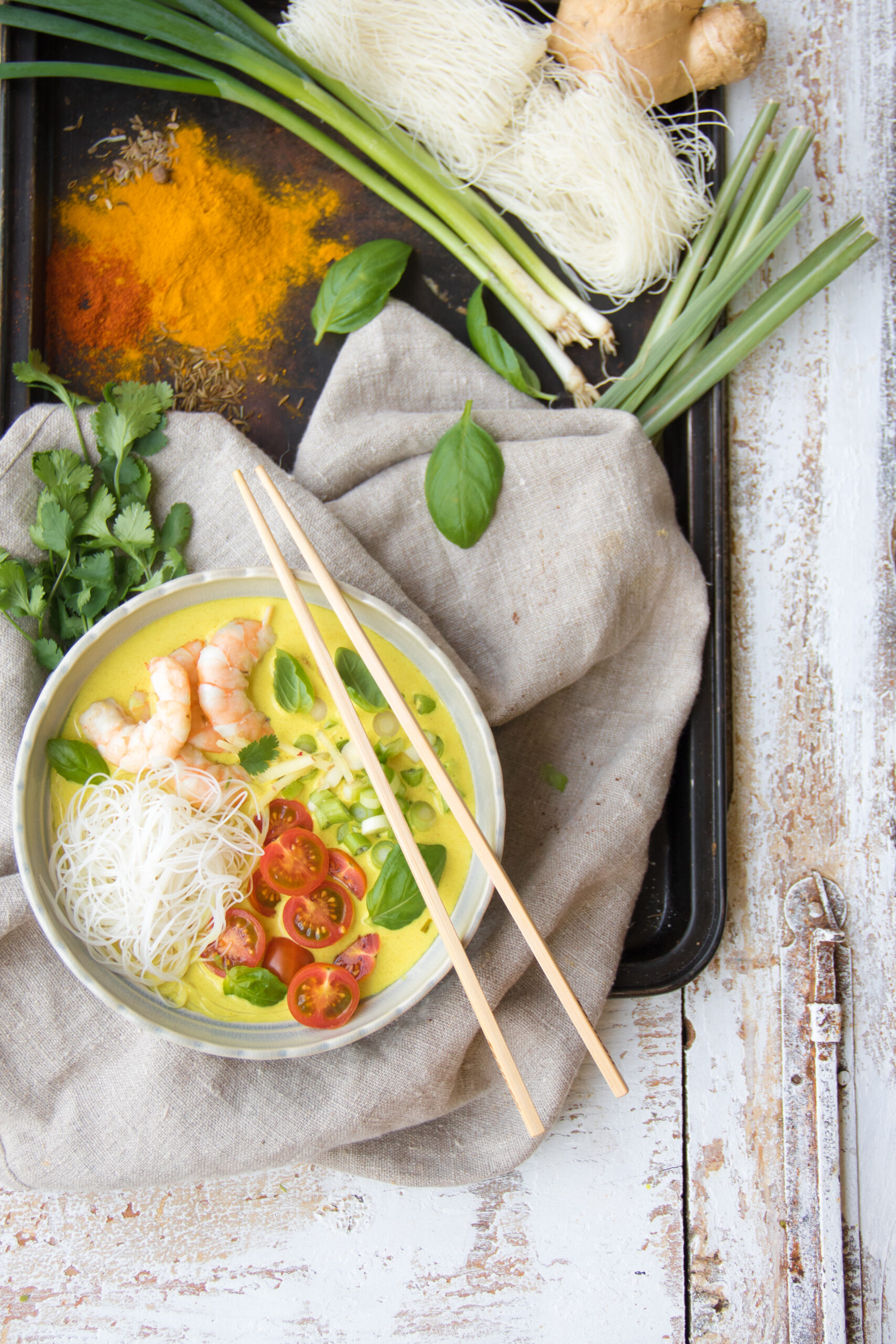 noodles de caril