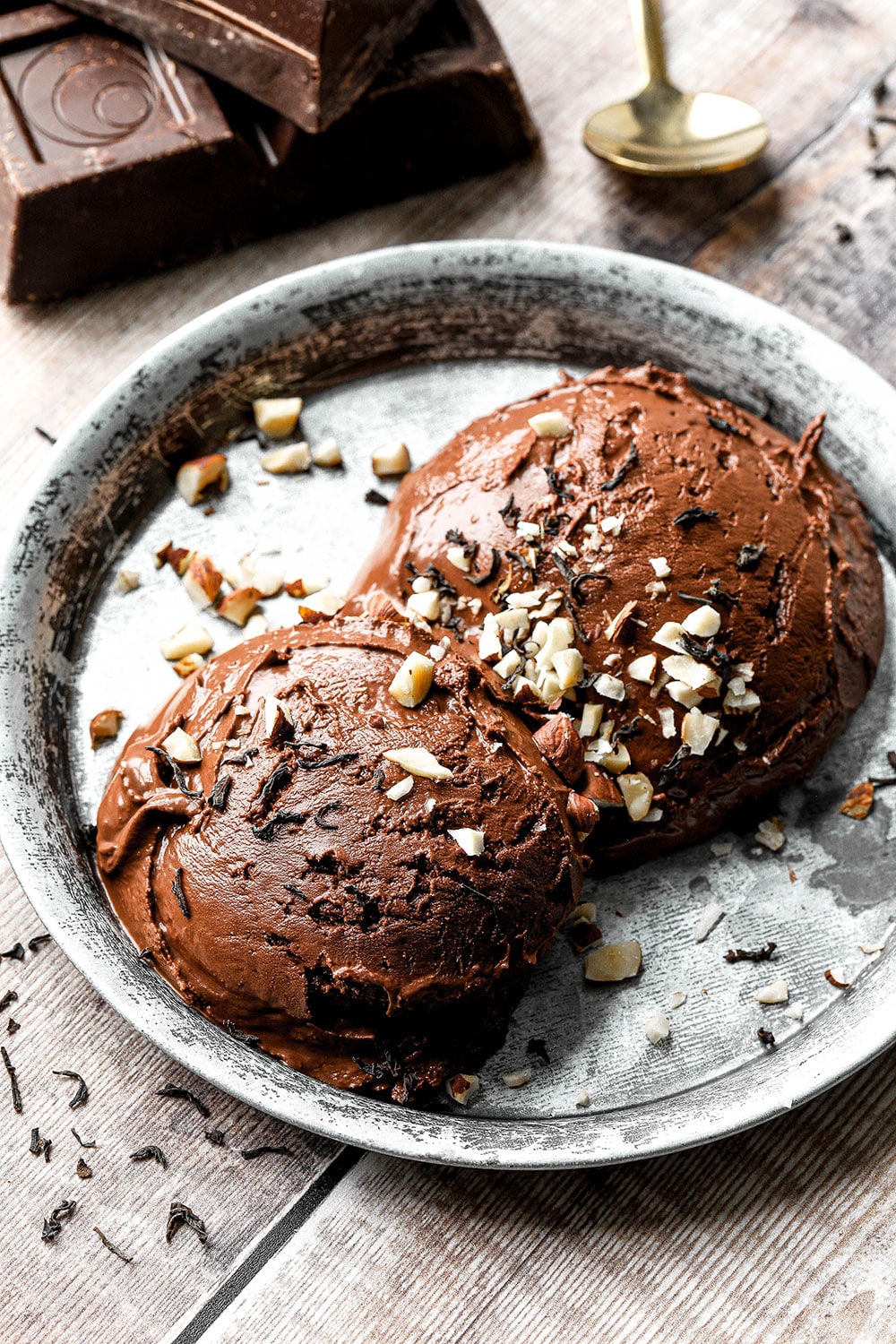 mousse de chocolate só com 2 ingredientes