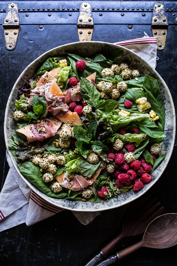 Fresh-Basil-Salad-with-Prosciutto-Wrapped-Mellon-a