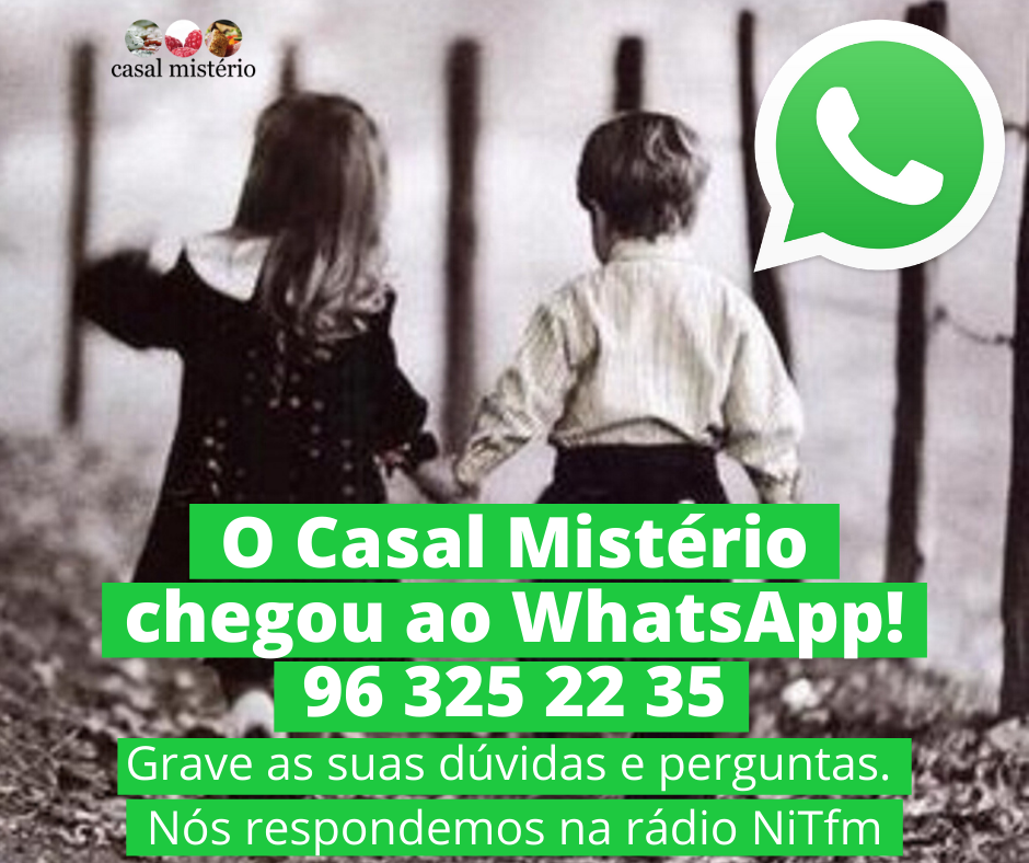 O Casal Mistério chegou ao WhatsApp! 96 325 22 3