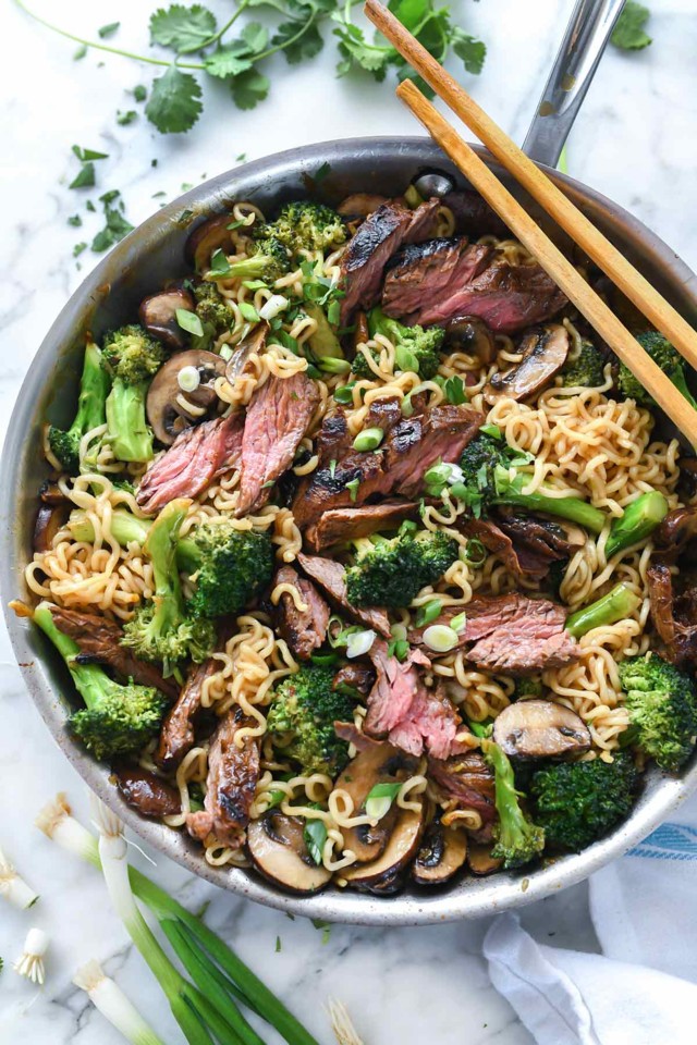 Asian-Marinated-Steak-with-Ramen-Noodles-foodiecru