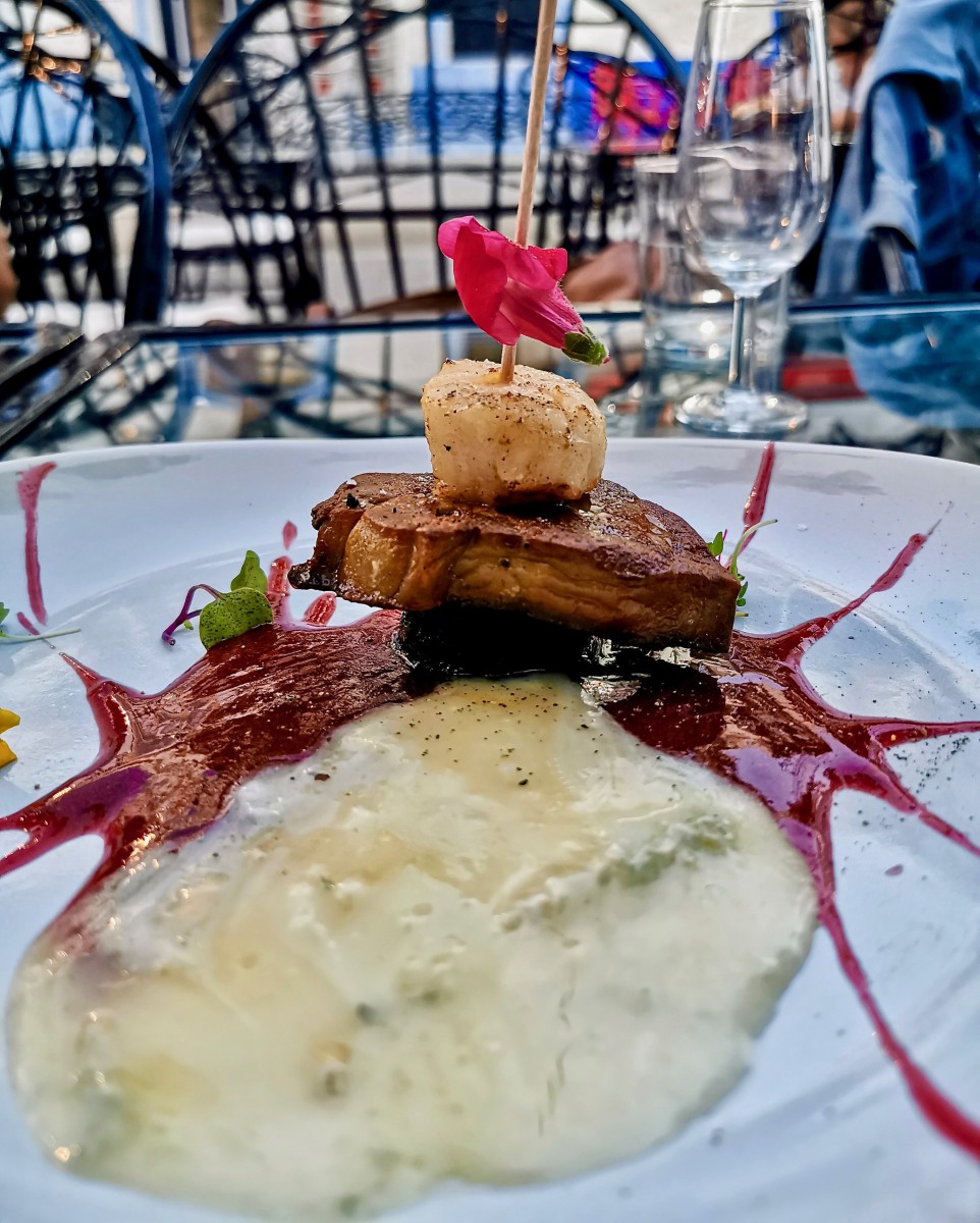 o escalope de foie gras