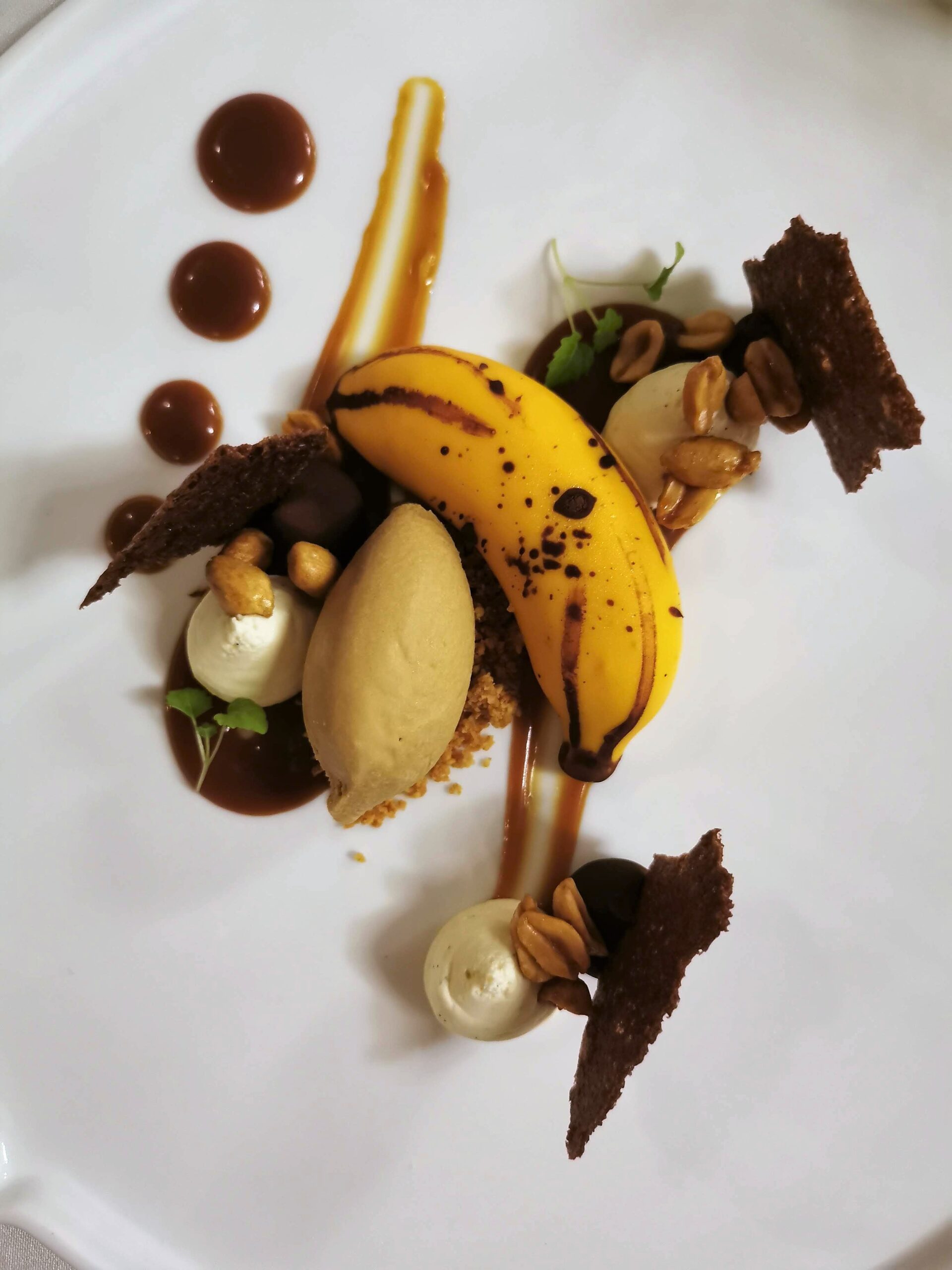 banana da madeira e chocolate