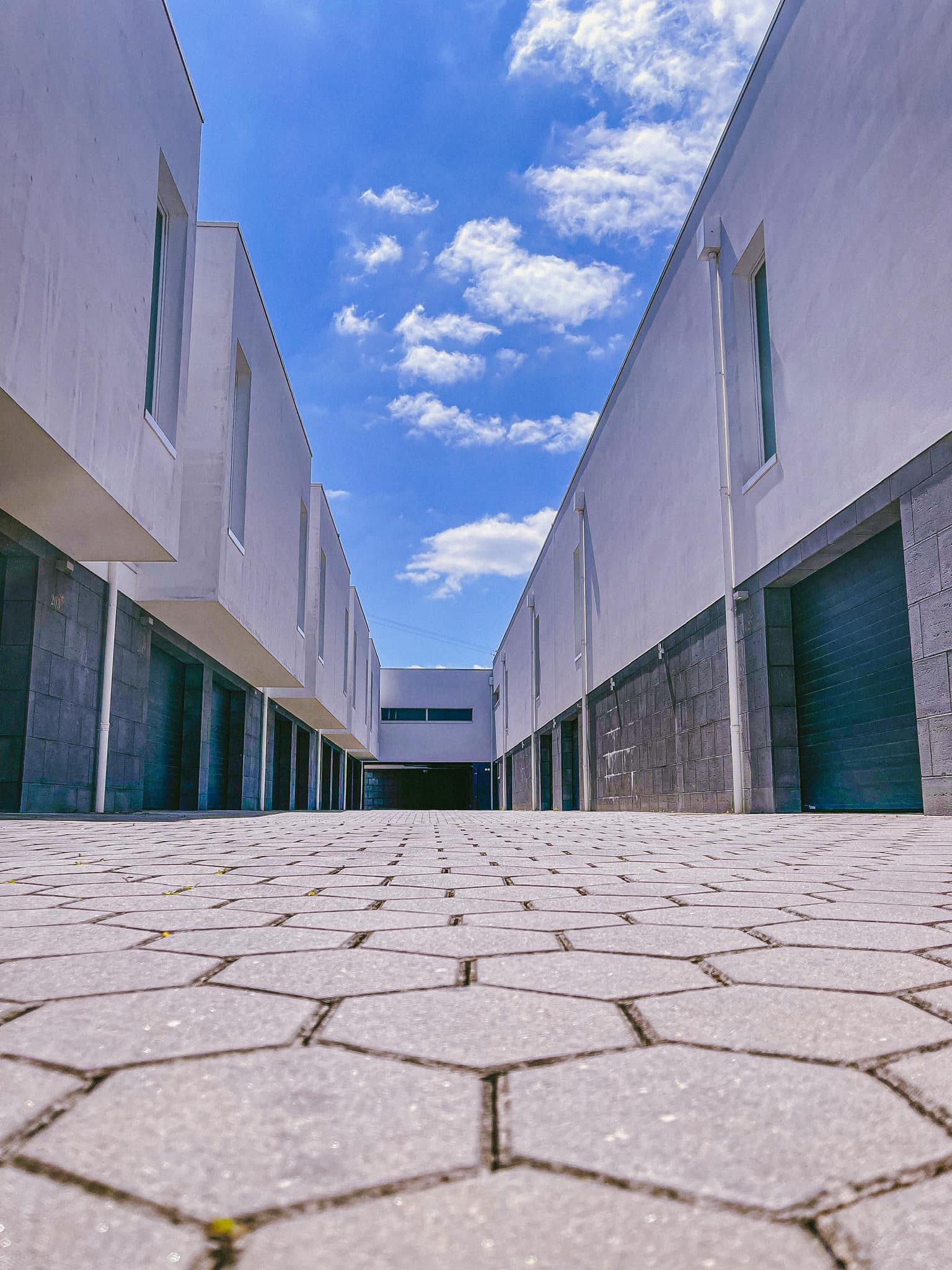 entrada para as suítes