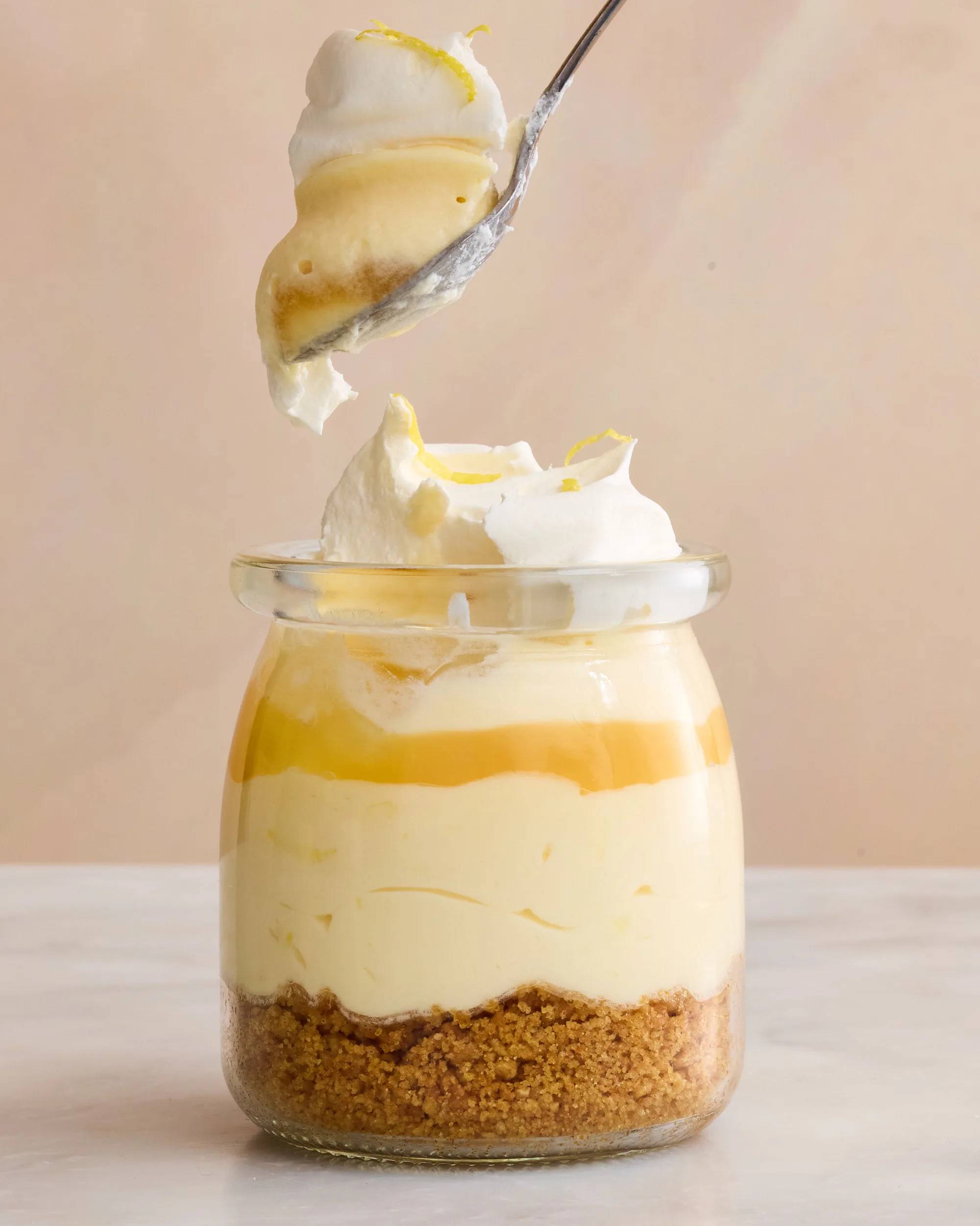 mousse de limão cremosa