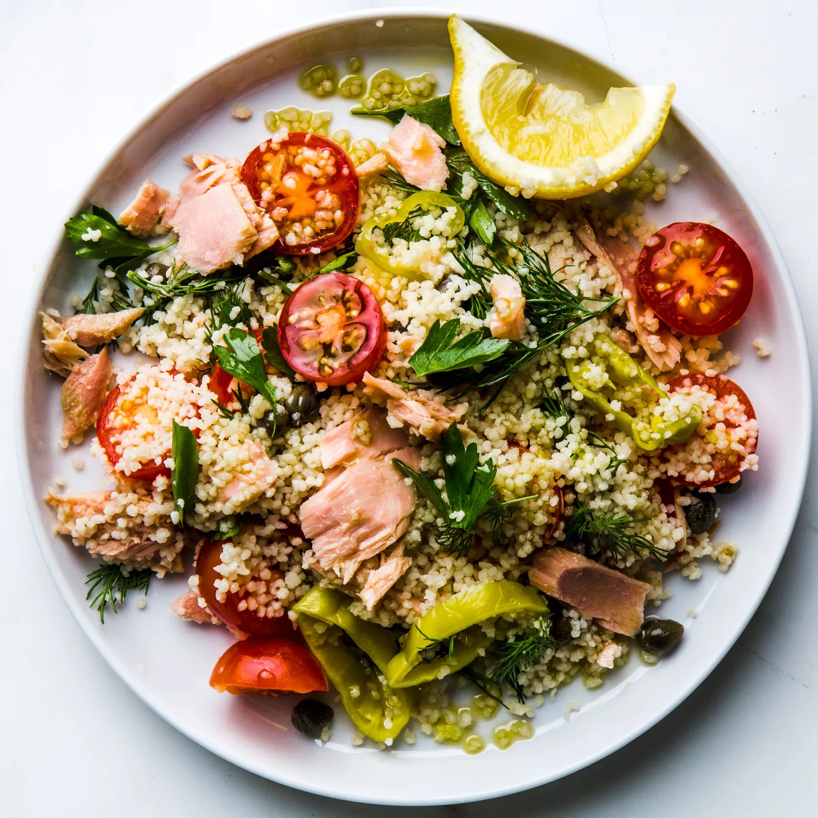 tuna-couscous-salad-capers-cherry-tomatoes