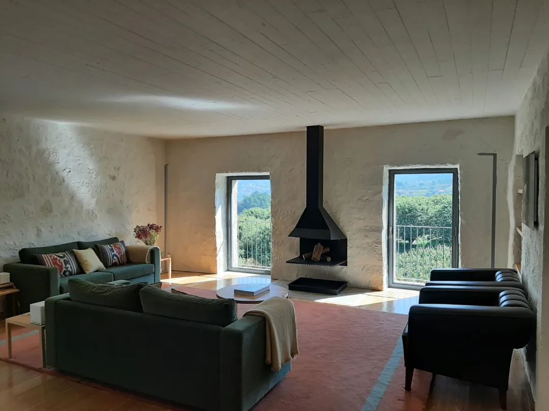 sala de estar quinta do outeiro
