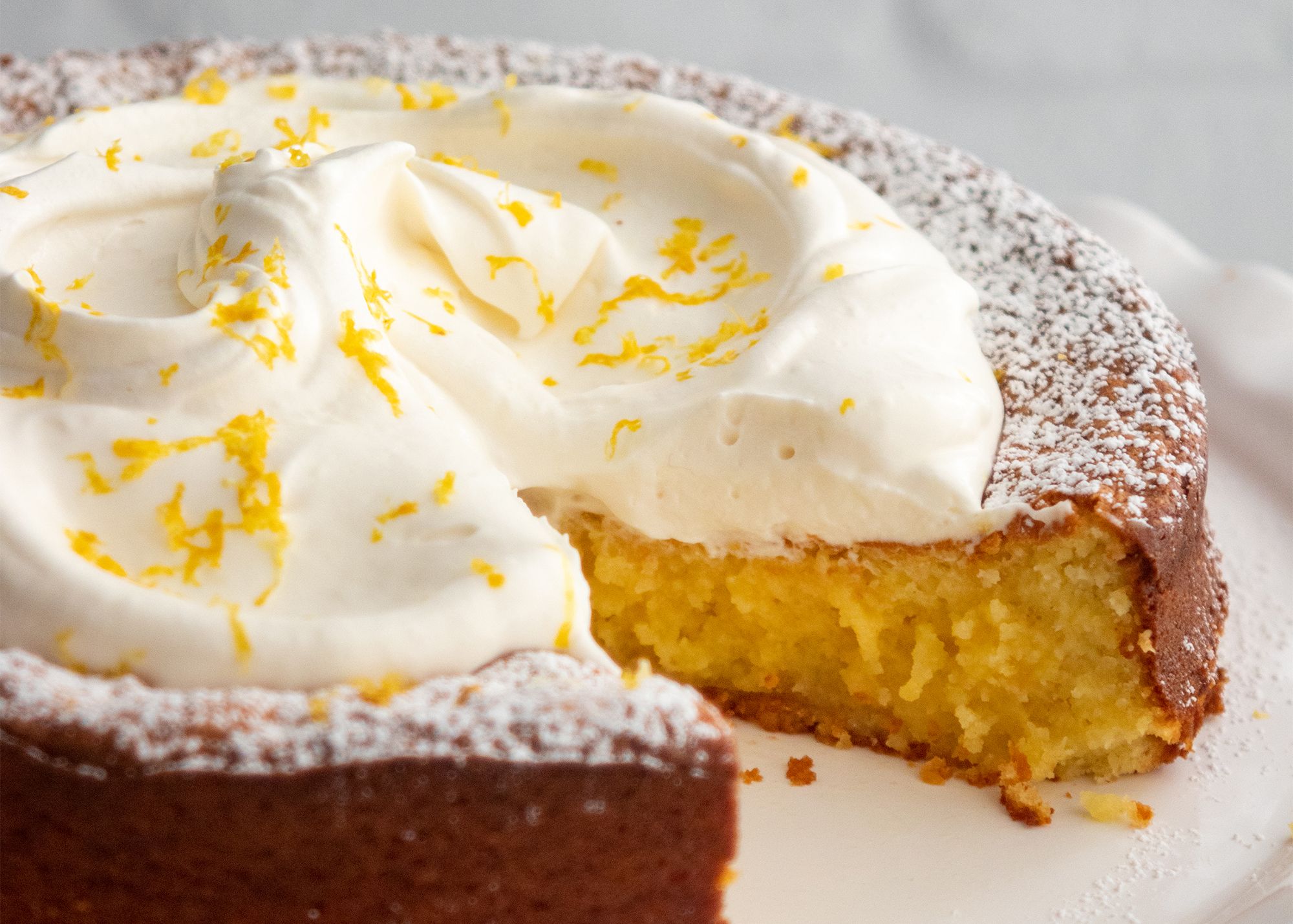 bolo de limão e chocolate branco