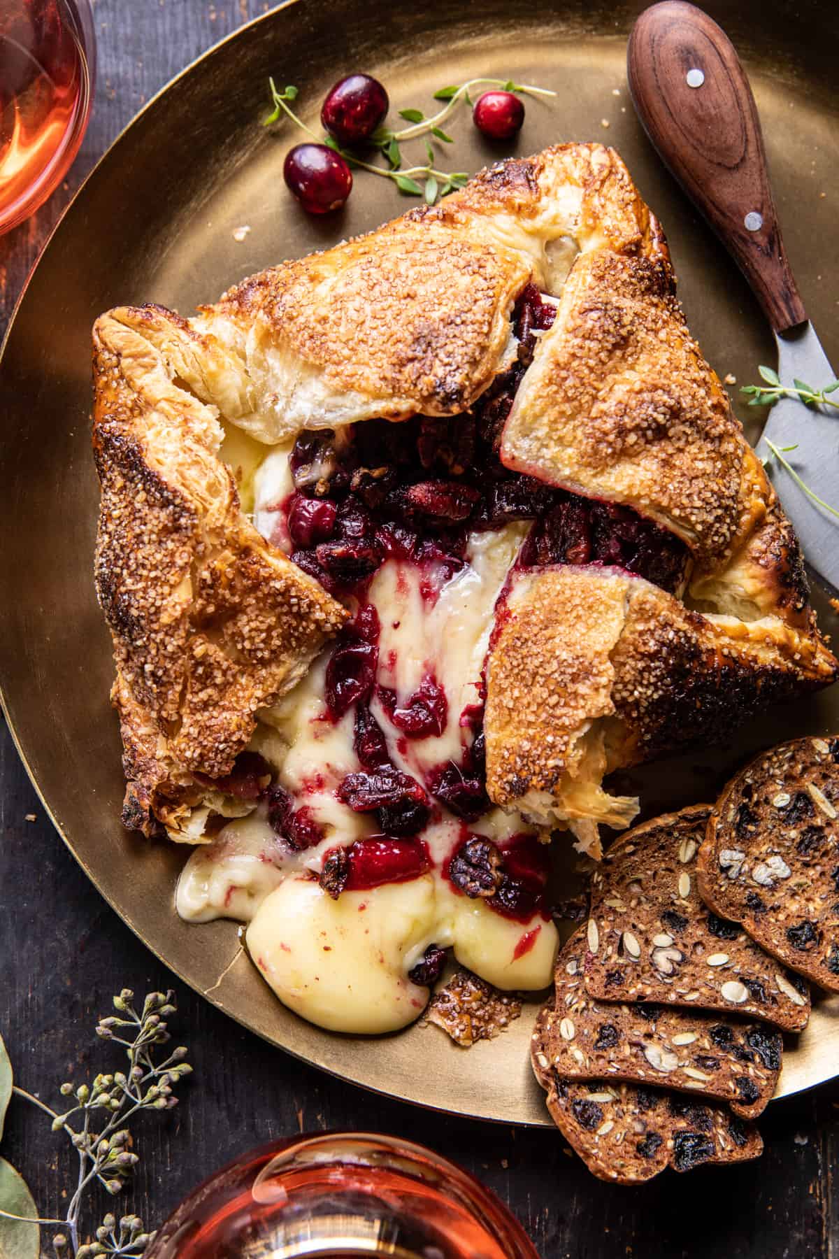 Pastry-Wrapped-Cranberry-Baked-Brie-5