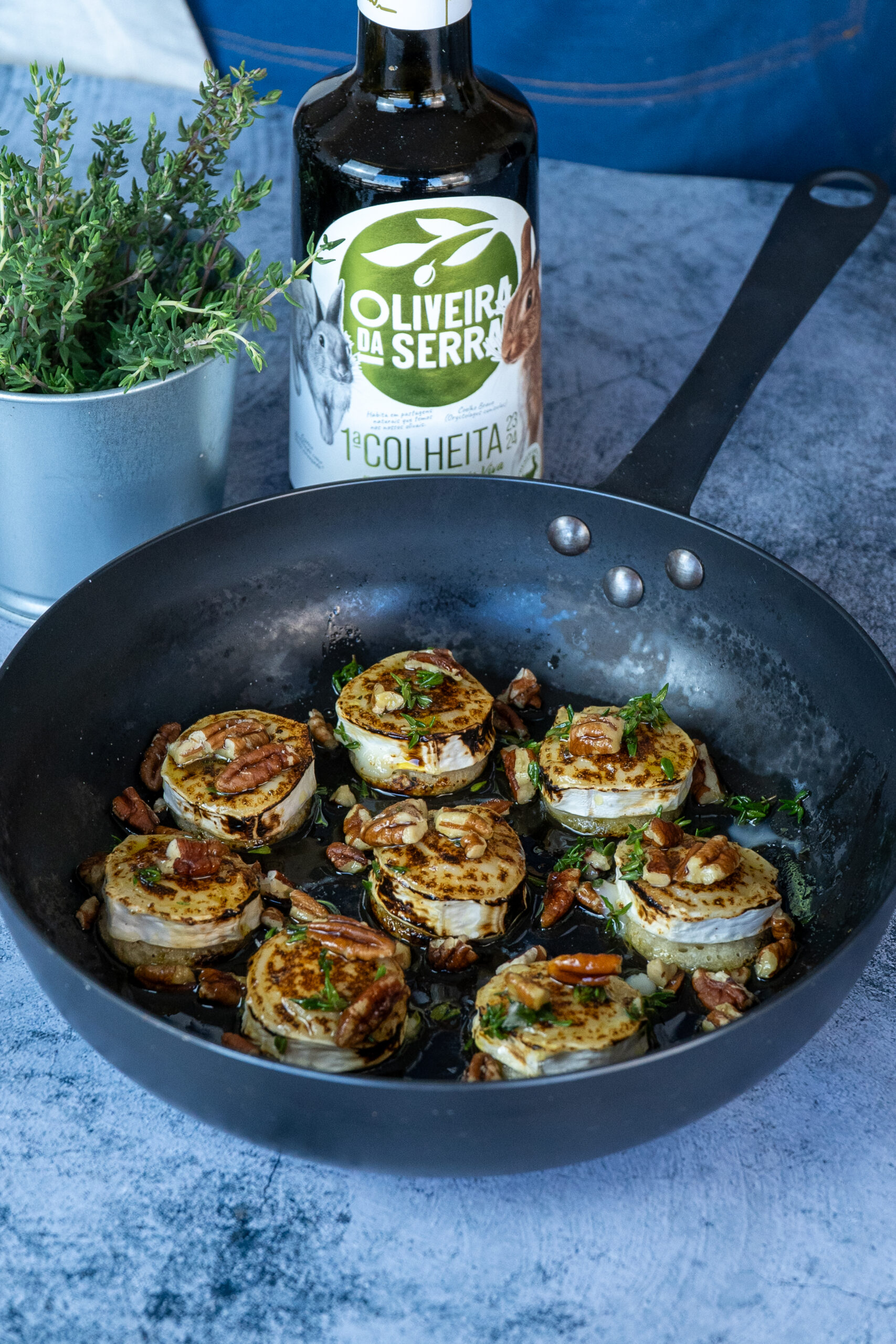 blinis com chèvre