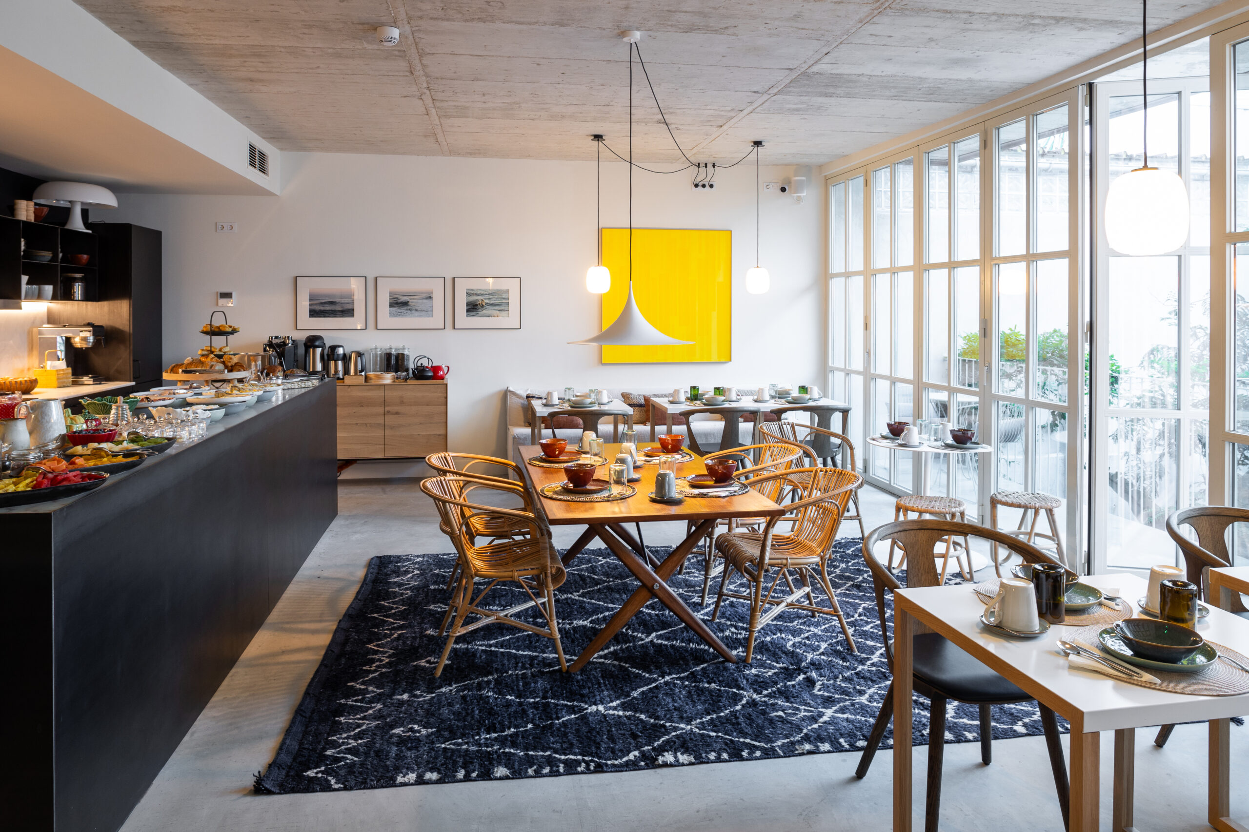 a sala do pequeno-almoço