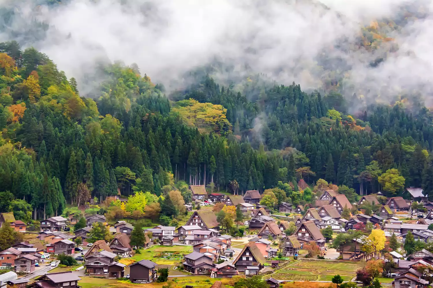 shirakawa-go, japão