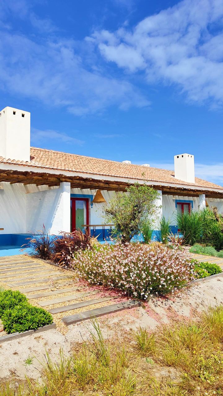 exterior das casas