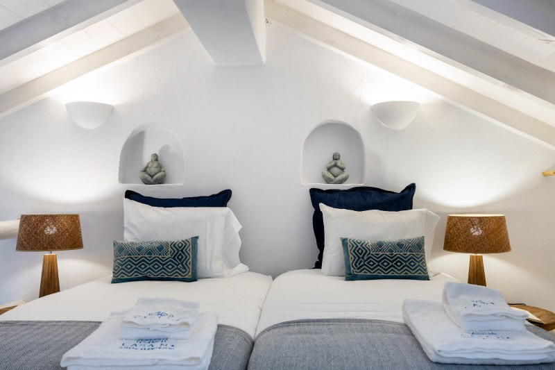 quarto duplo na mezzanine