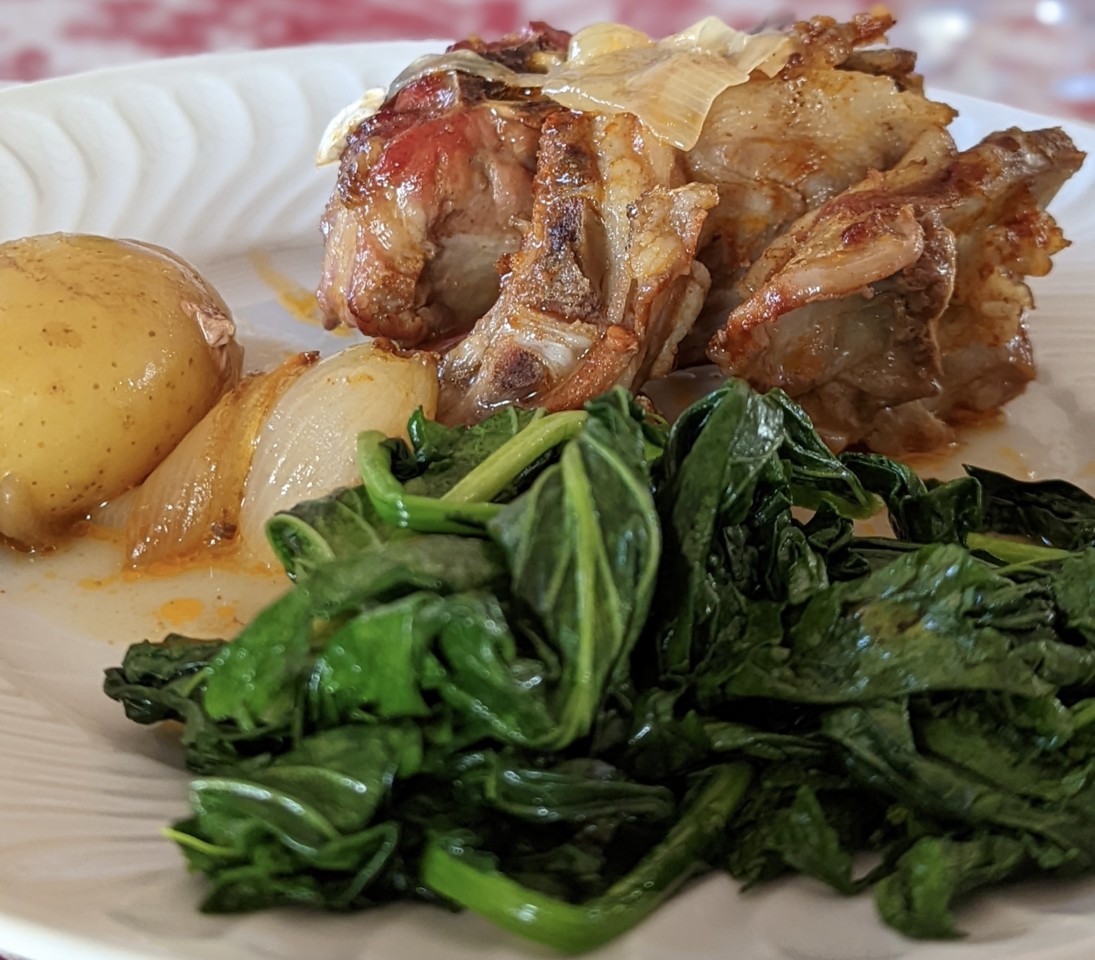 cabrito assado no forno