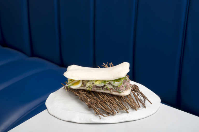 “sanduíche” de barriga de atum