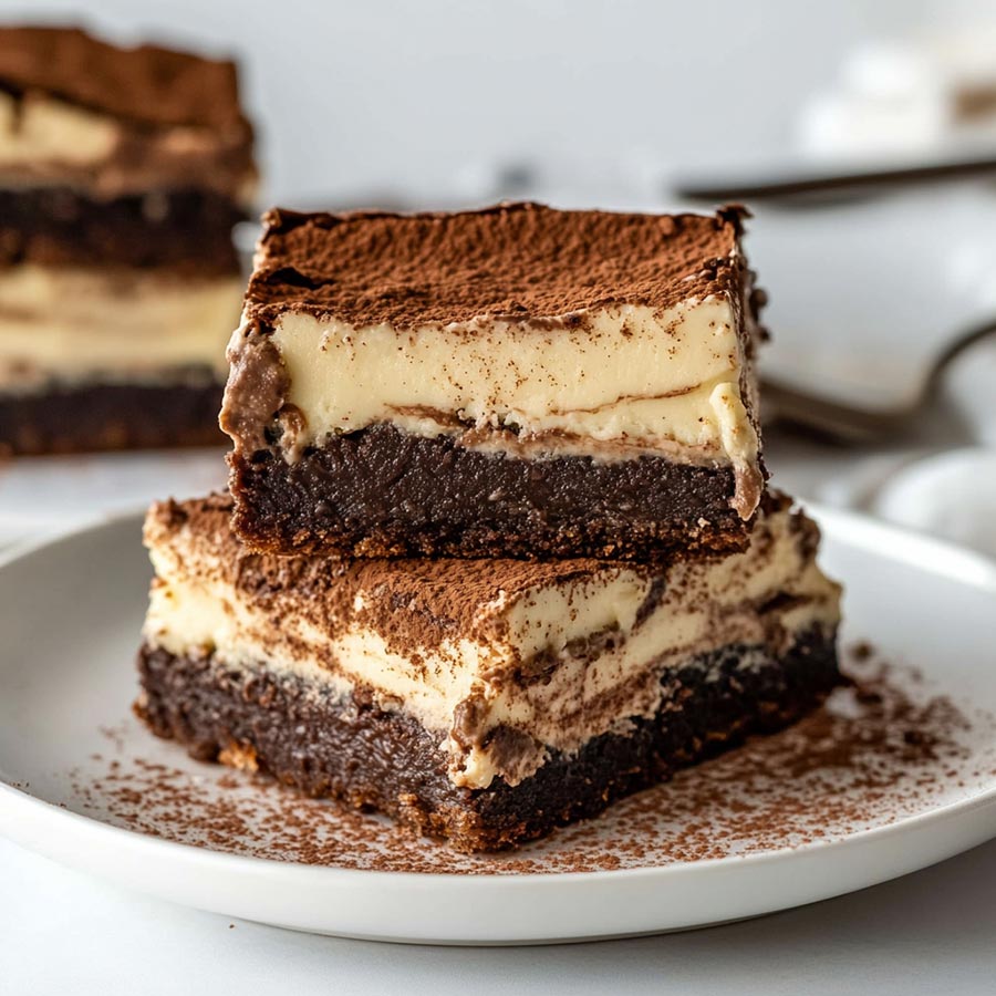 brownies de tiramisù