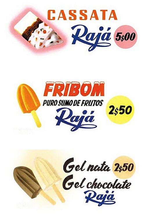 gelados rajá