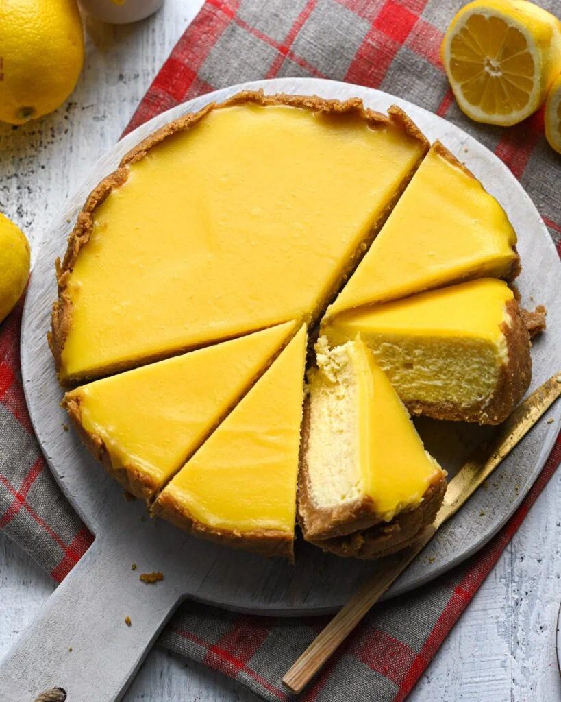 cheesecake de lemon curd