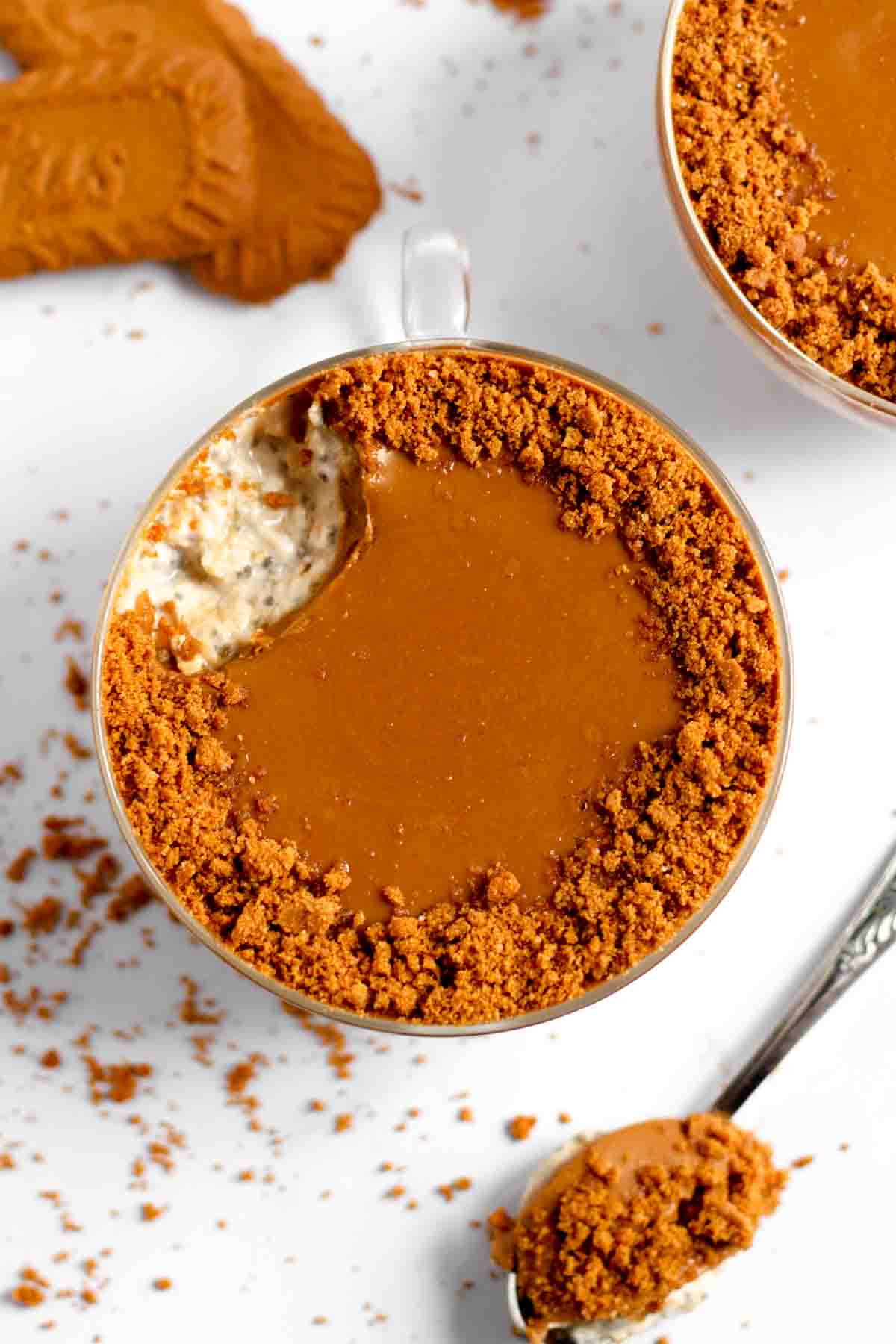 papas de aveia com banana e biscoff