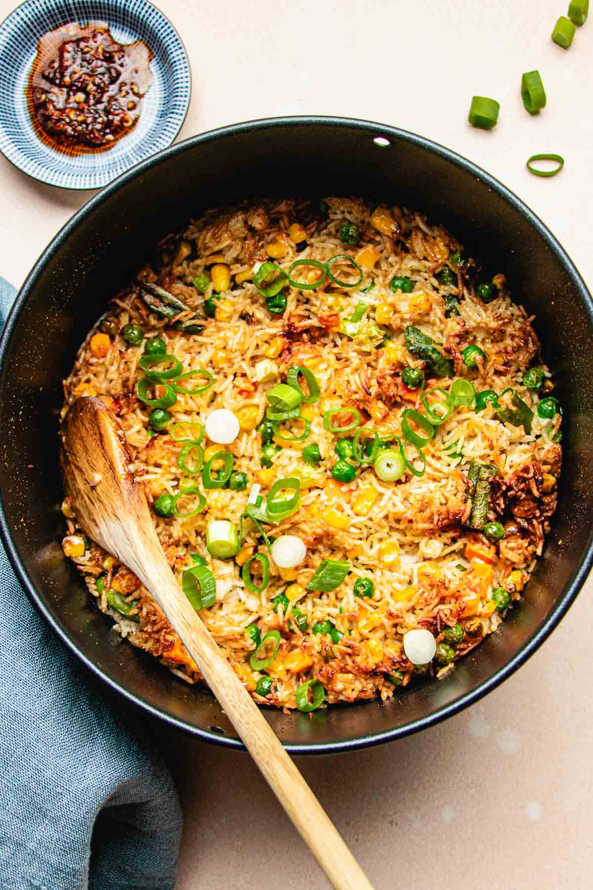 como fazer fried rice na air fryer