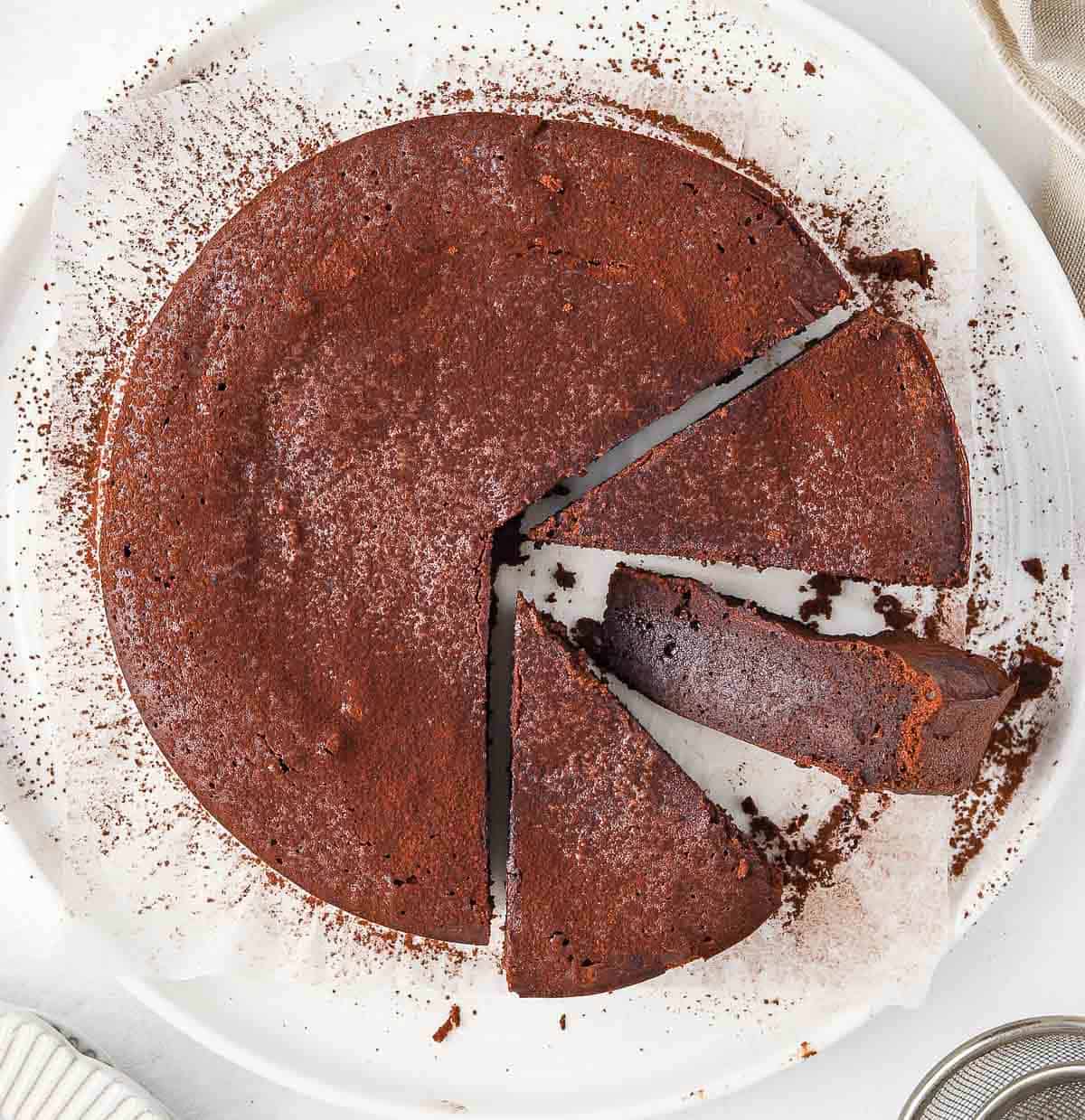 bolo de chocolate só com 5 ingredientes