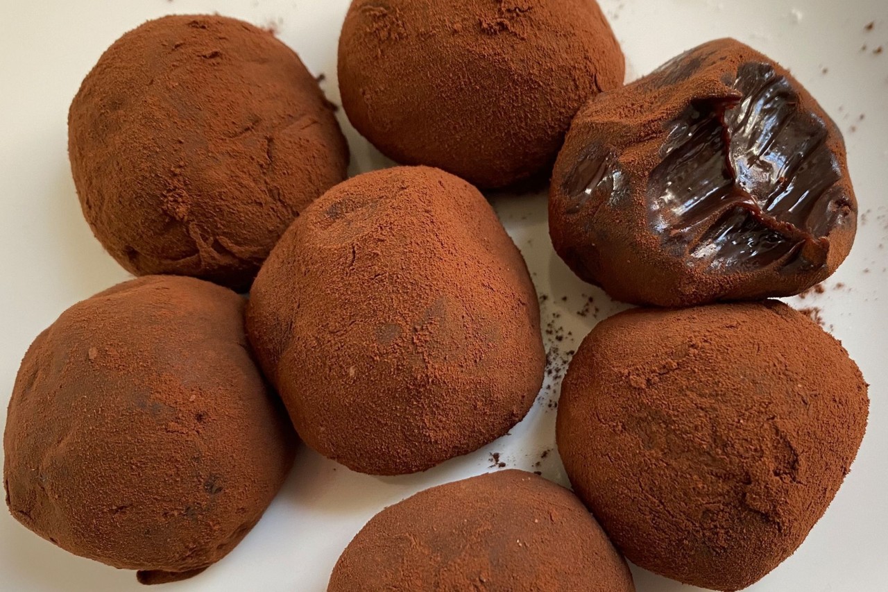trufas de leite condensado