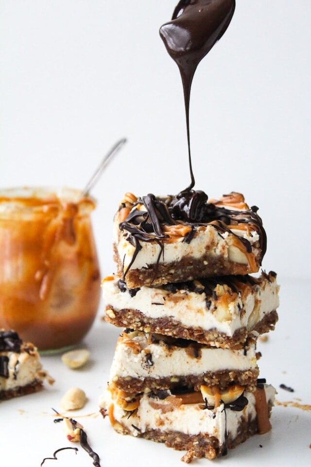 cheesecake de snickers