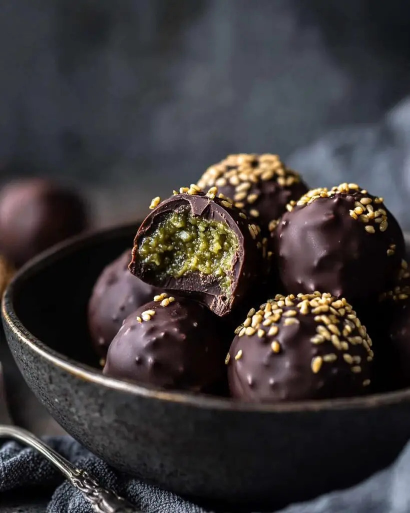 trufas de chocolate do dubai