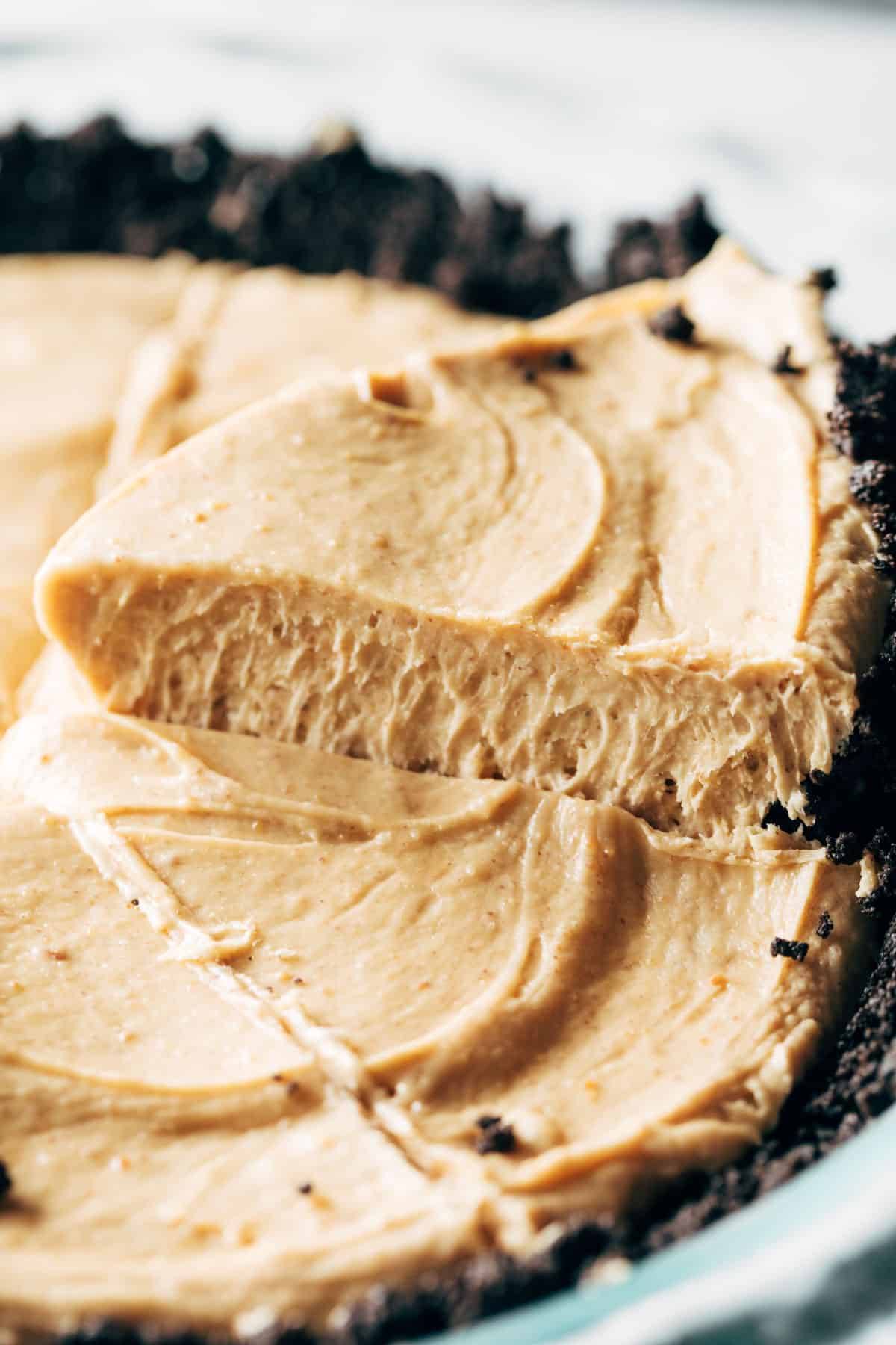 tarte de manteiga de amendoim