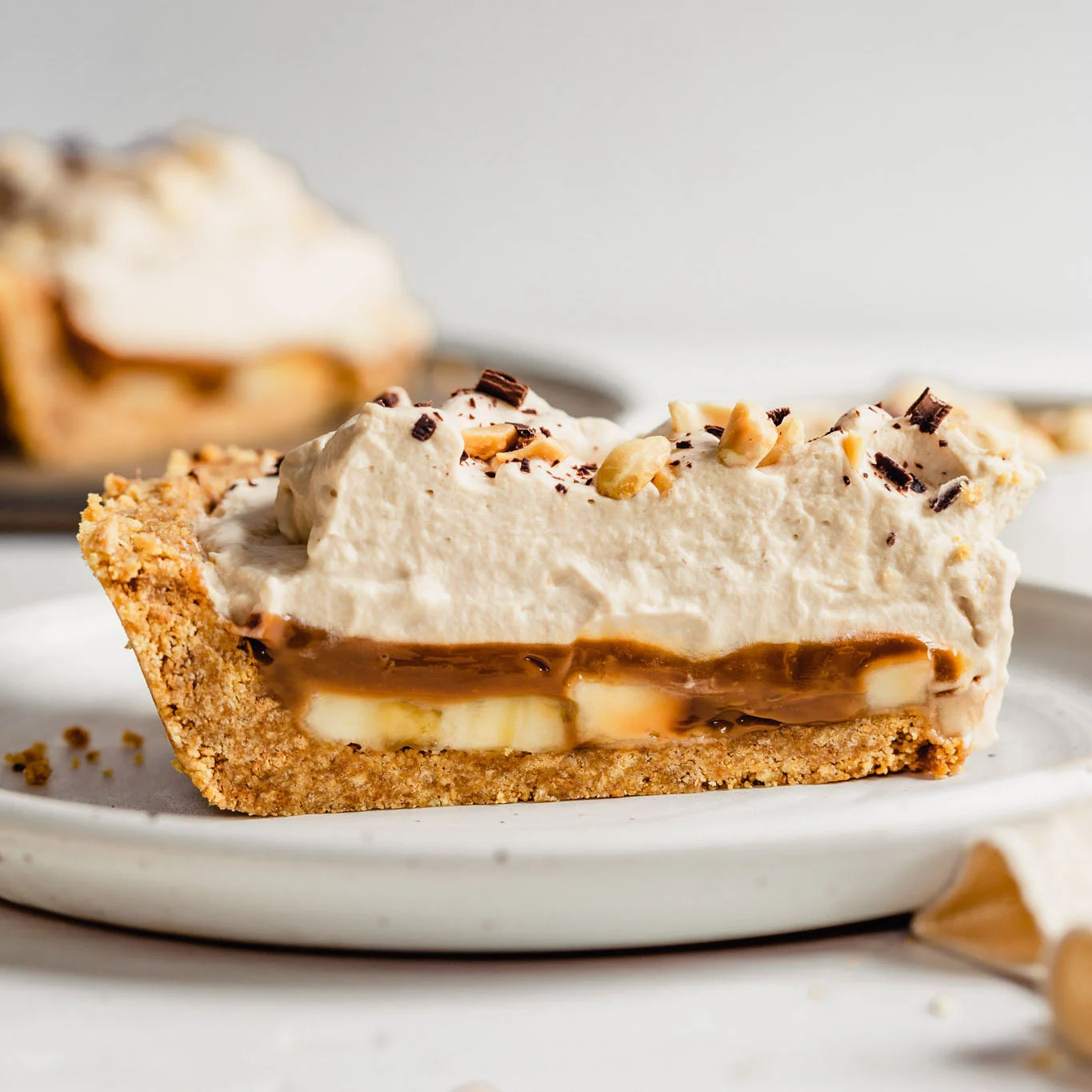 tarte de banana e doce de leite