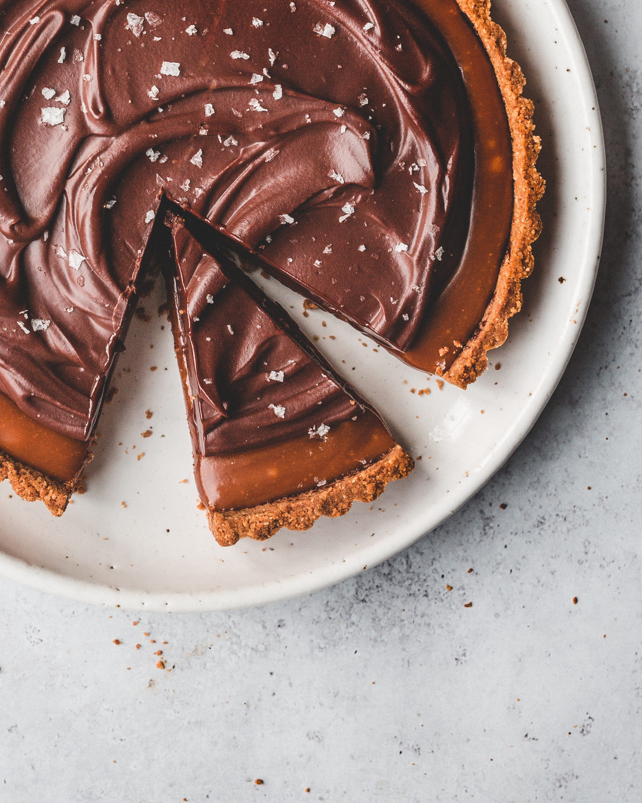 tarte de caramelo de manteiga de amendoim