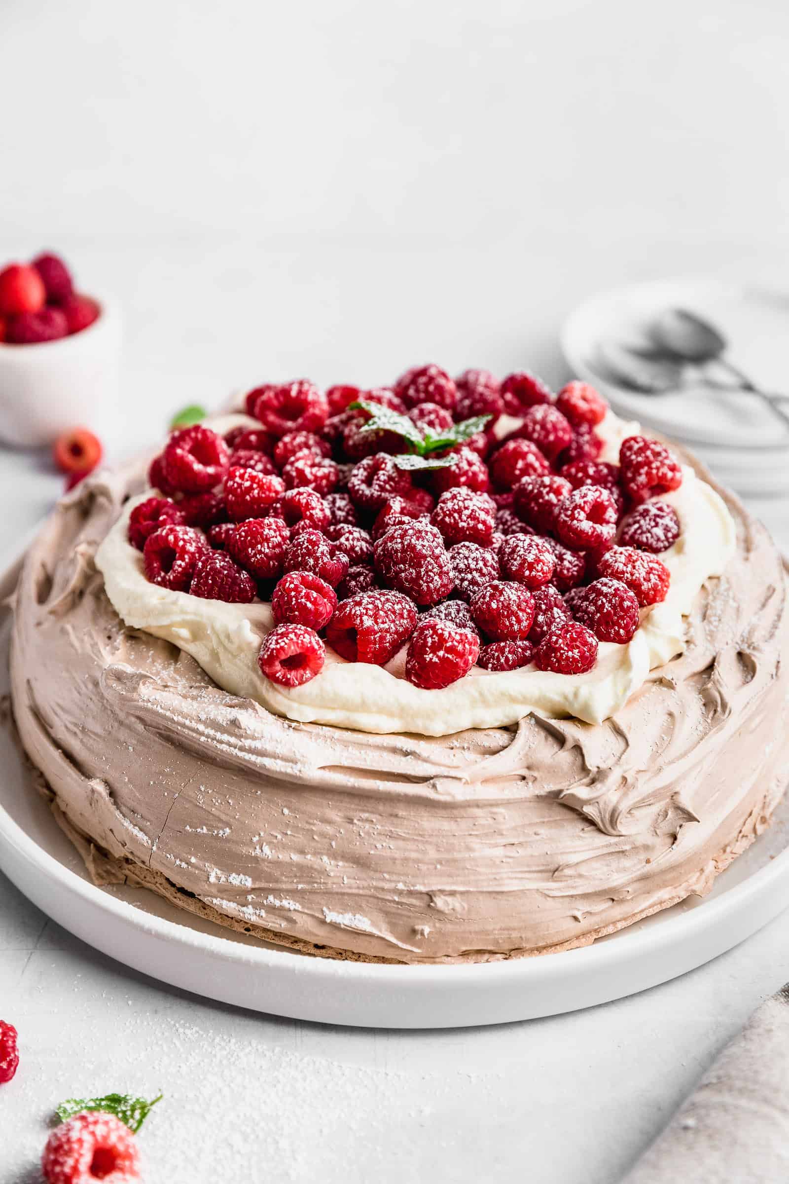 pavlova de chocolate