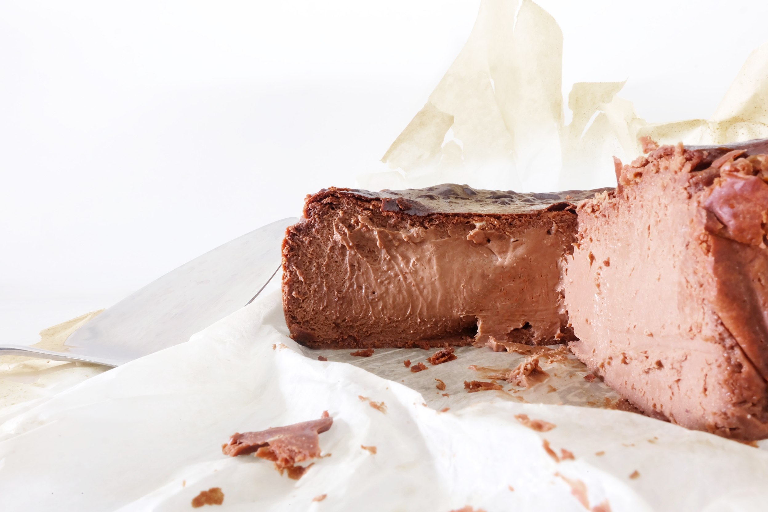 cheesecake basco de chocolate