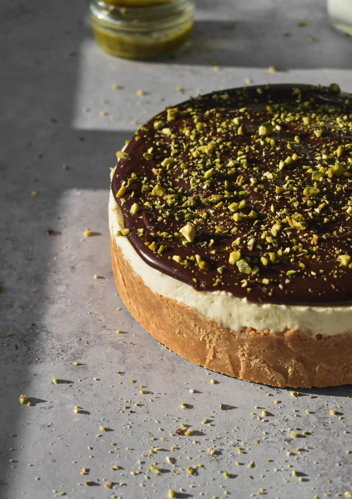 cheesecake de chocolate do dubai