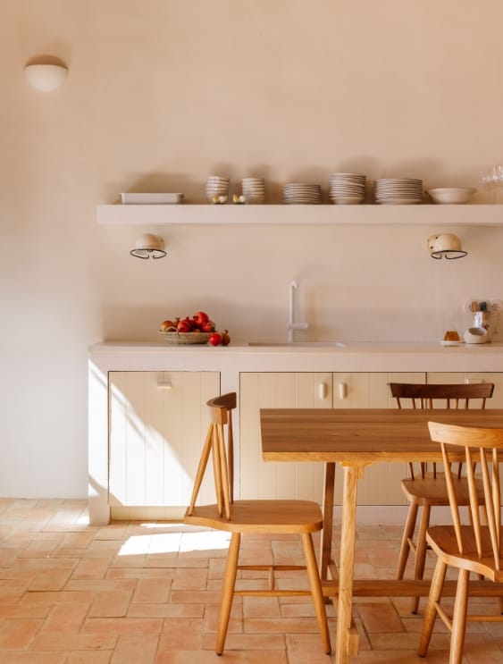 sala e cozinha quinta do pinheiro