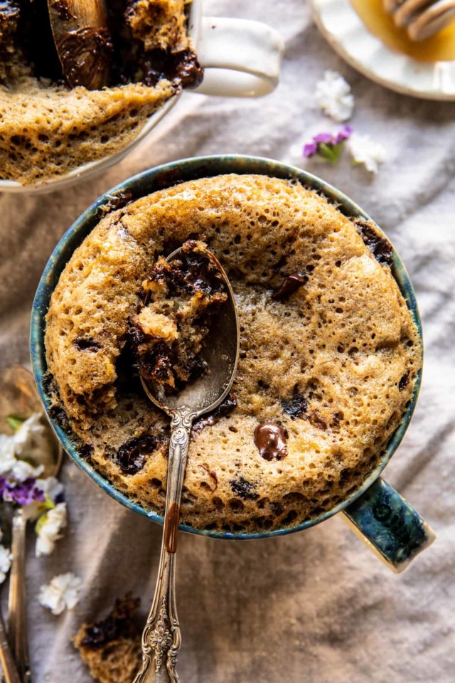 banana bread para fazer em 5 minutos numa caneca